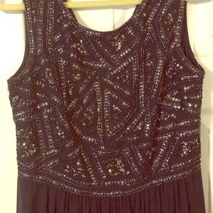 Adrianna Papell Navy Dress